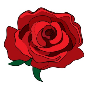 Clip art rose petals free clipart images
