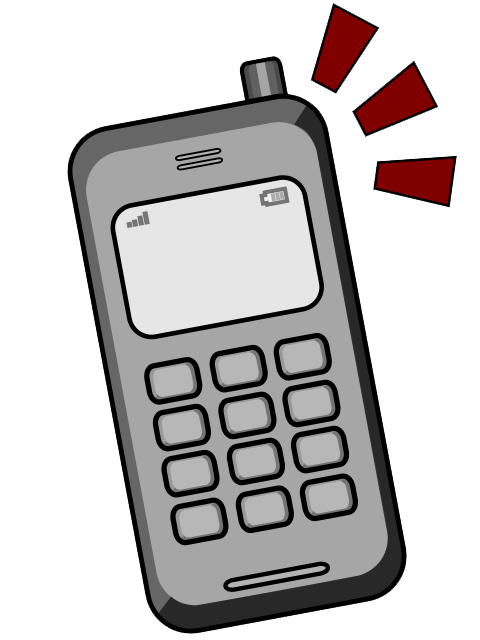 Clipart mobile phone clipart image