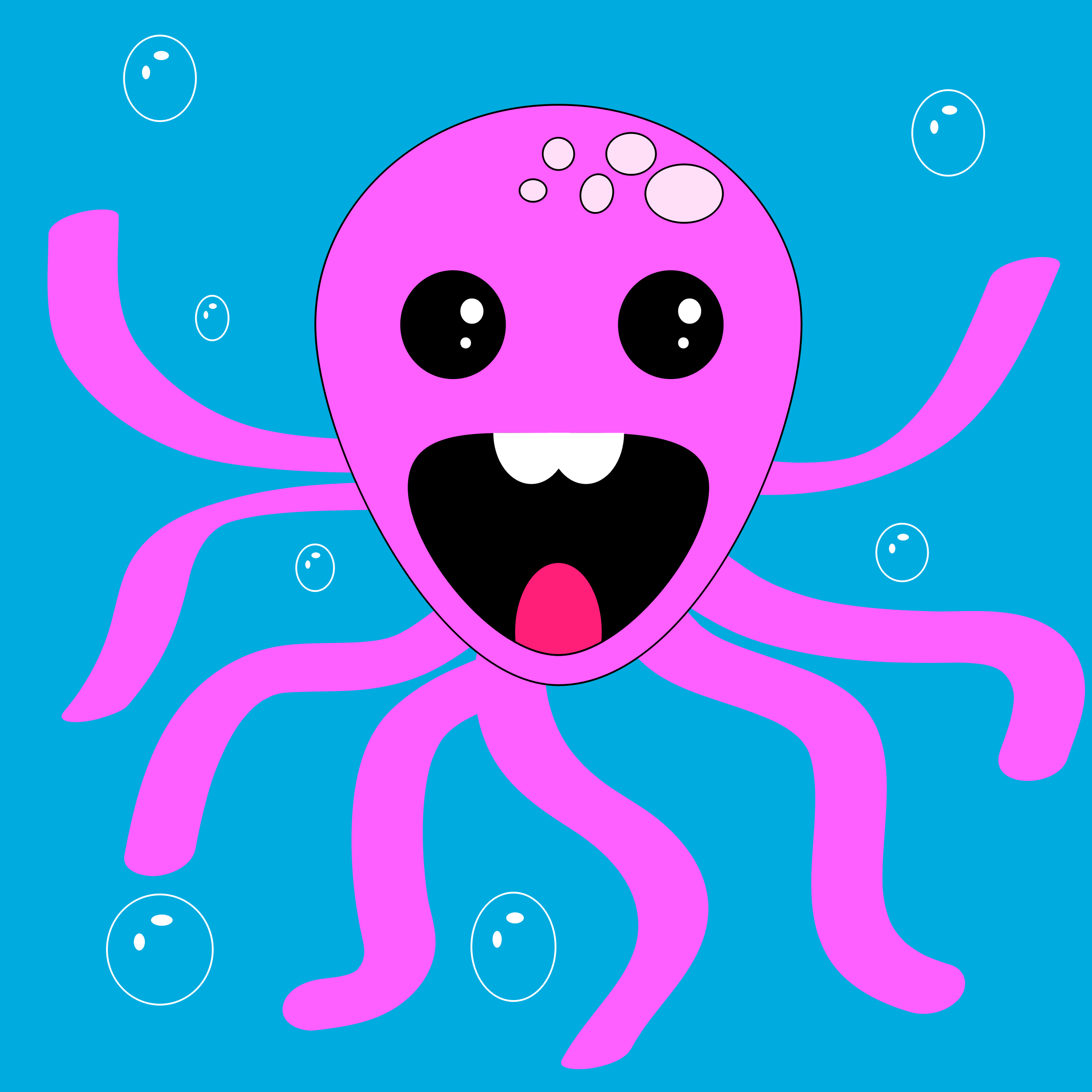 Clipart octopus 3