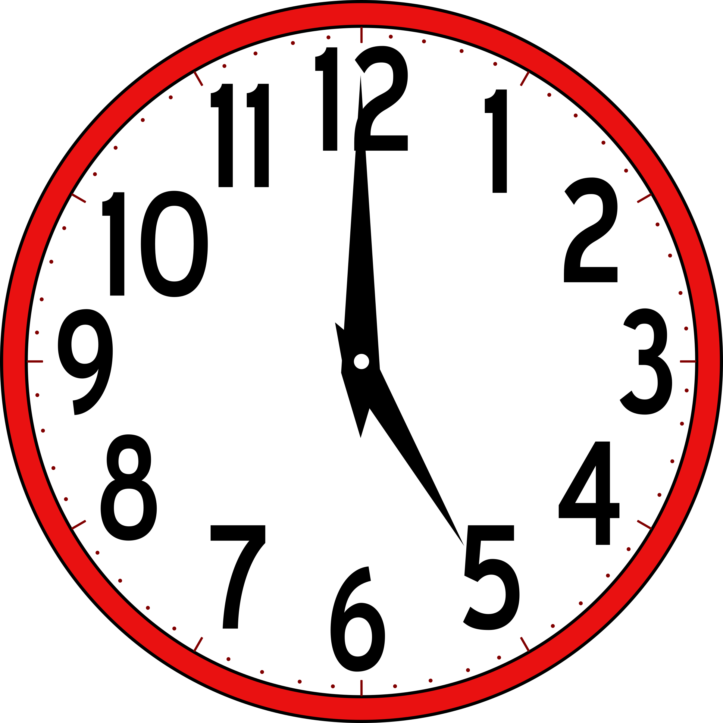 Clock clip art black and white free clipart images