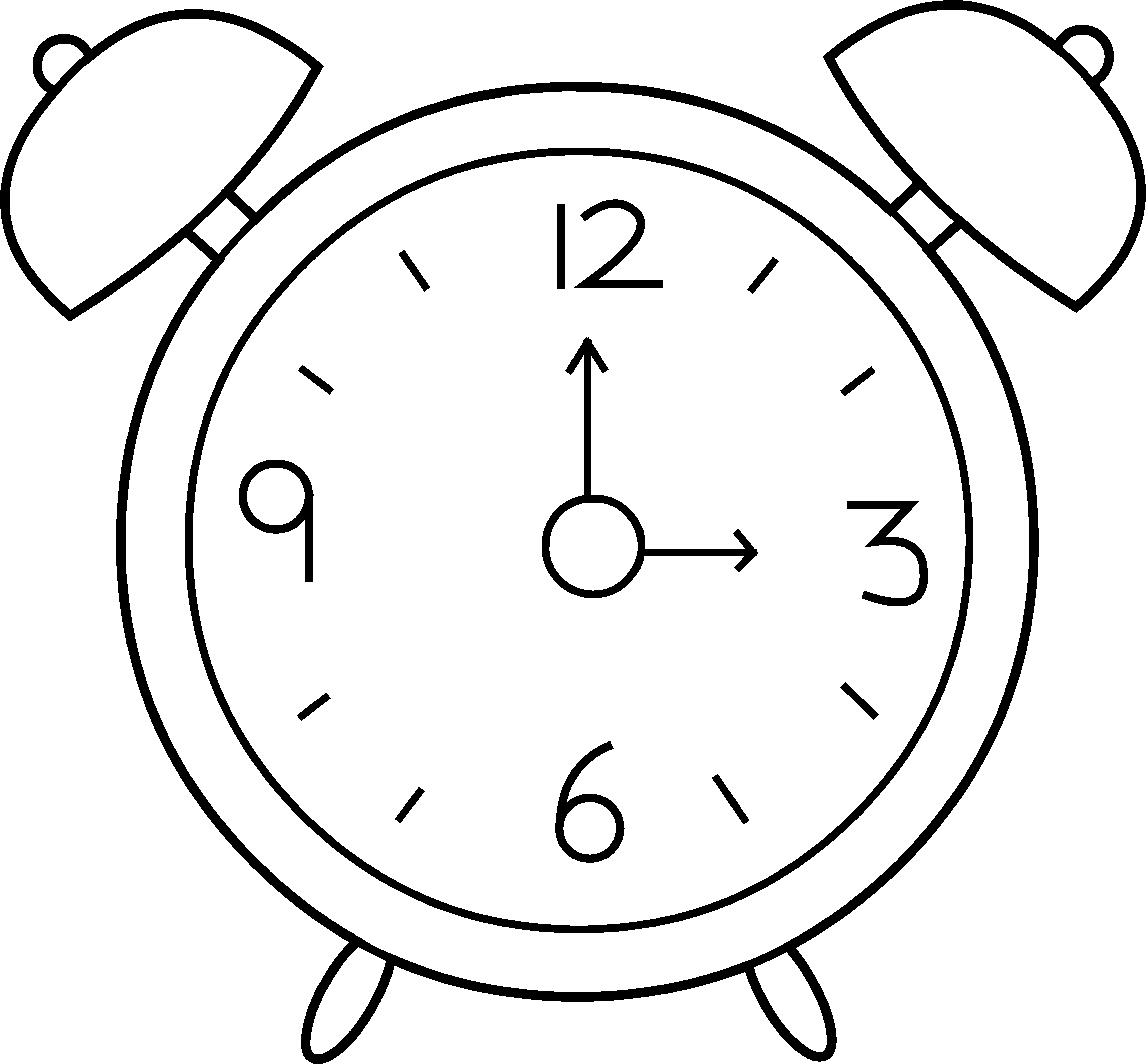 Clock clipart black and white free clipart images 2 clipartix