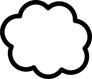 Cloud clip art at clker vector clip art free