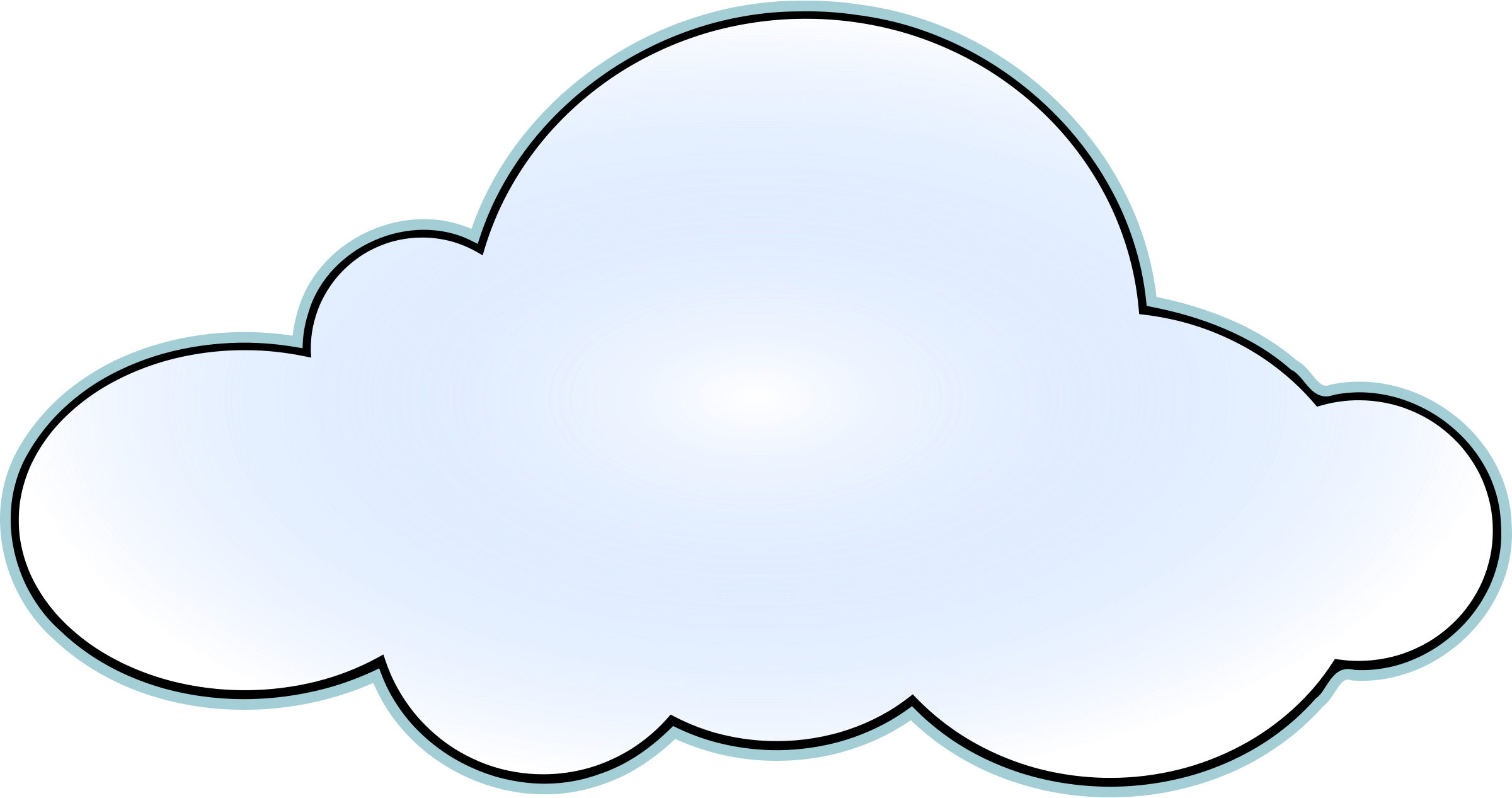 Cloud clip art black and white free clipart images