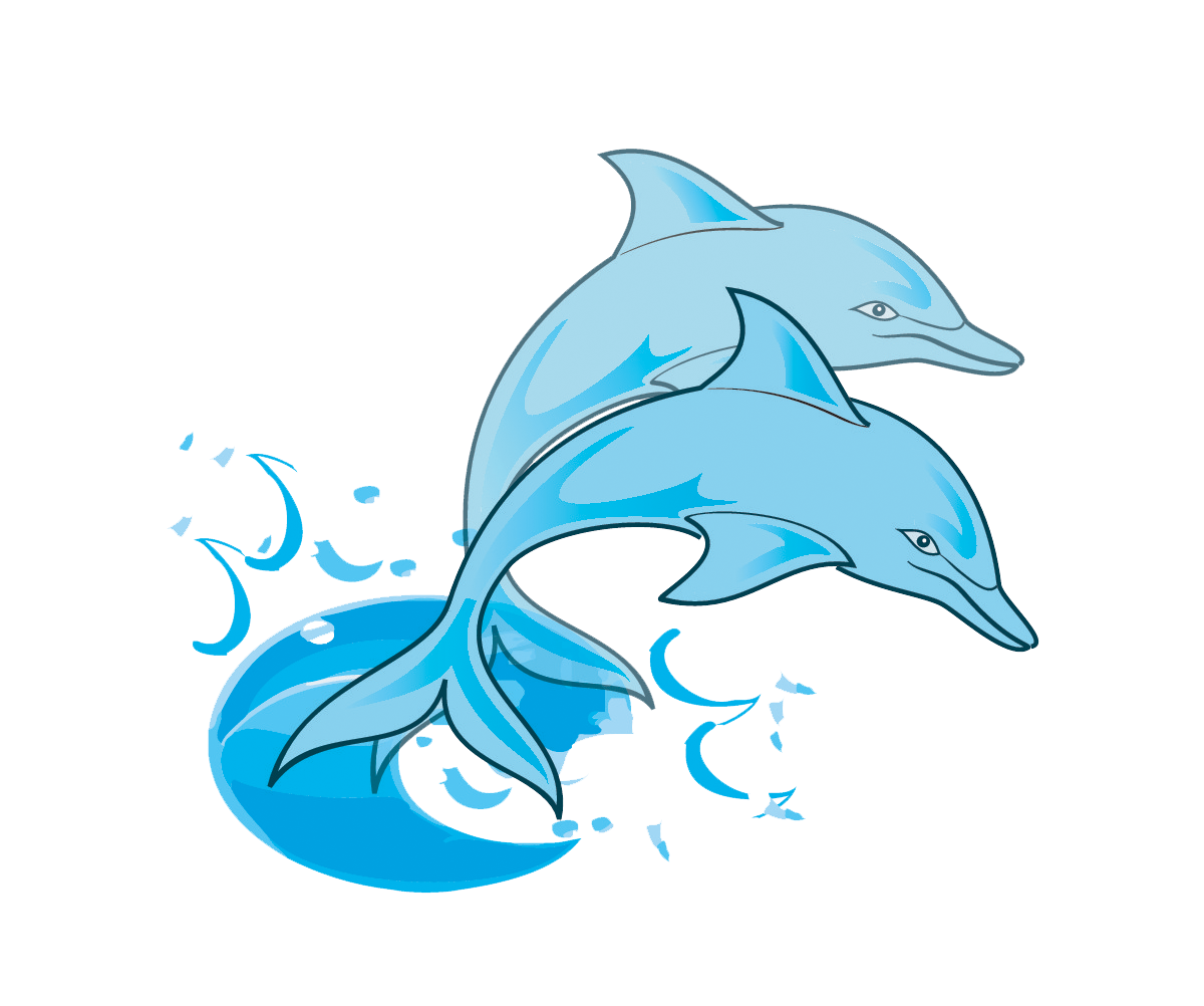 Cute baby dolphin clipart free clipart images