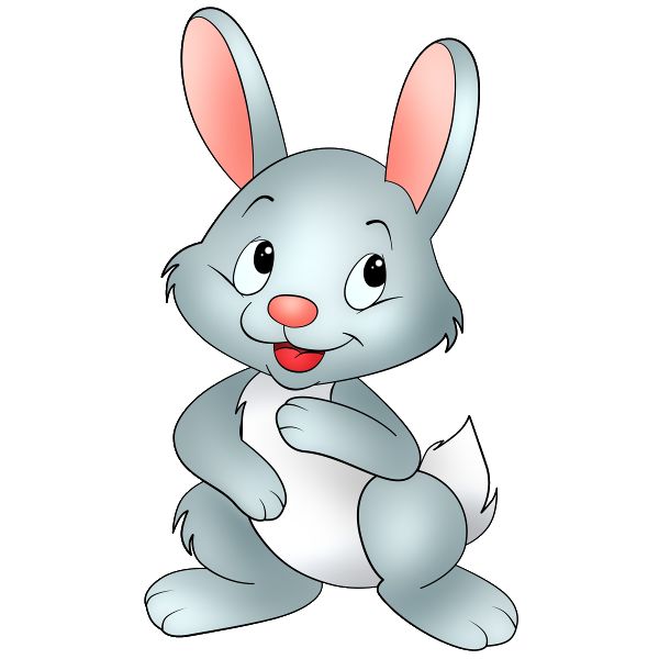 Cute face bunny clip art rabbit animals clip art 2