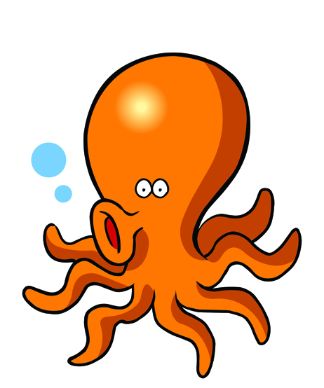Cute octopus clipart free clipart images 2