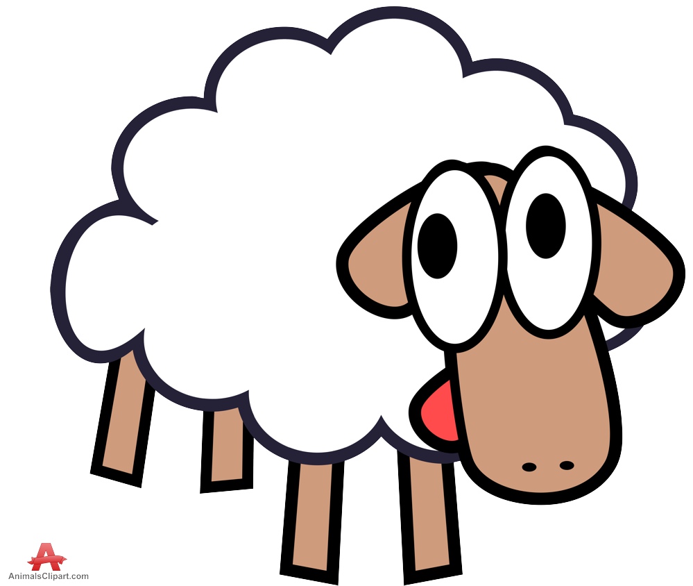 Cute white sheep clipart free clipart design download