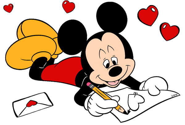 Disney valentine clip art