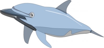 Dolphin clip art free vector in open office drawing svg svg 2