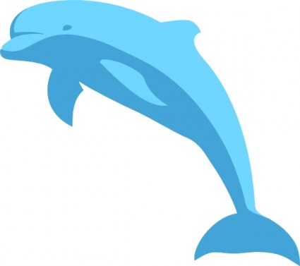 Dolphin clip art free vector in open office drawing svg svg