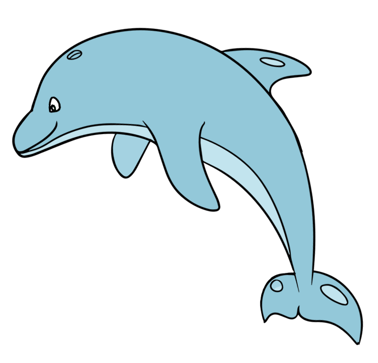 Dolphin free to use clipart