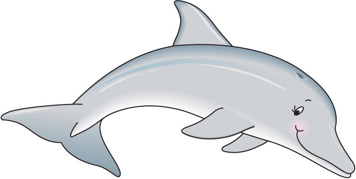 Dolphins on word art clip art andmercial