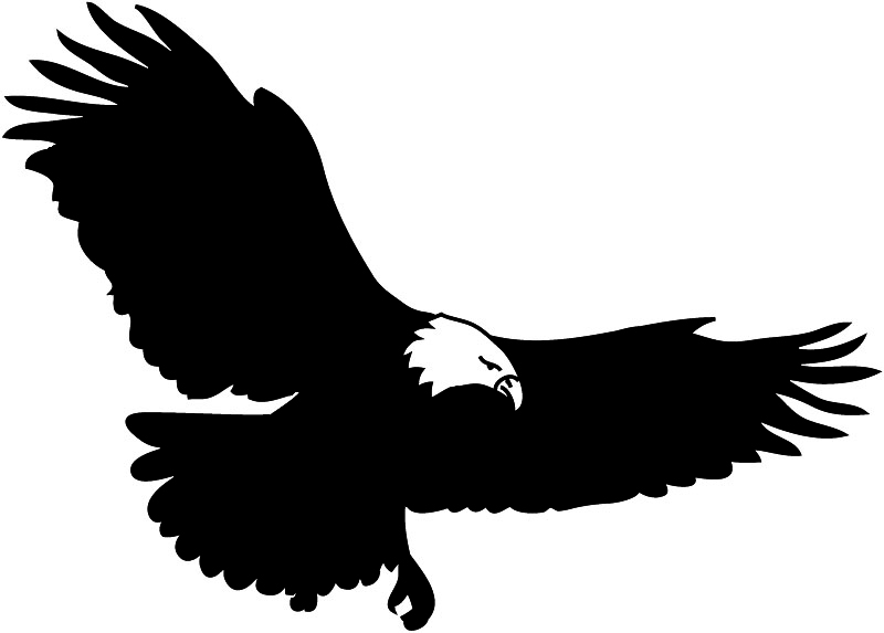 Eagle clipart black and white free clipart images