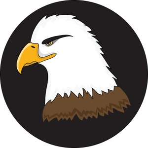 Eagle clipart image a proud american eagle in profile