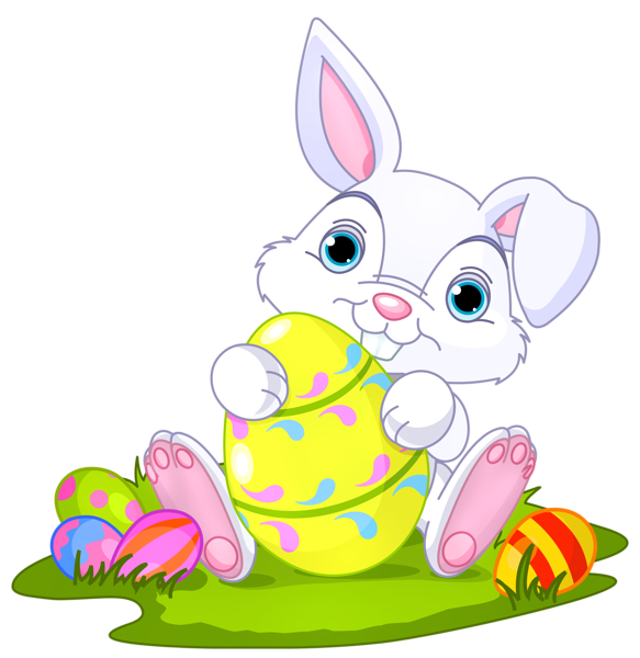 Easter bunny happy easter clip art free bunny eggs clipart pics 2