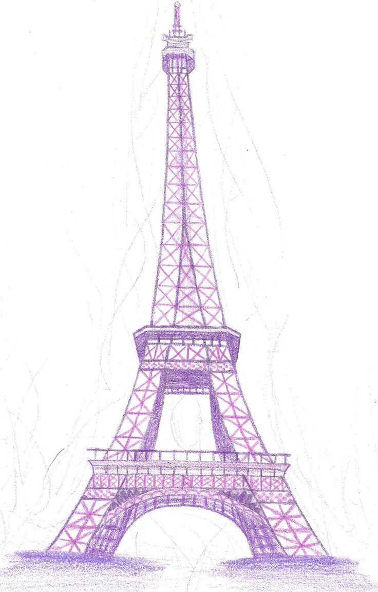 Eiffel tower line drawing clipart free clip art images image 6 4