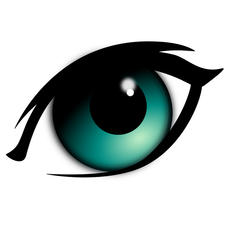 Eyeball eye clip art black and white free clipart images 3 image