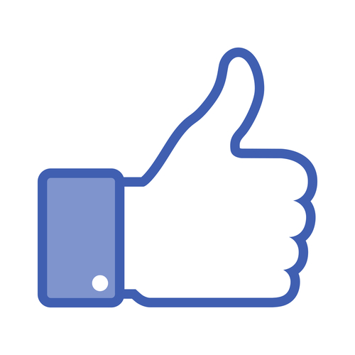 Facebook thumbs up image clipart