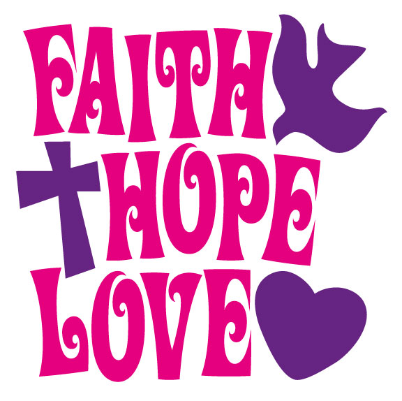 Faith hope love clipart