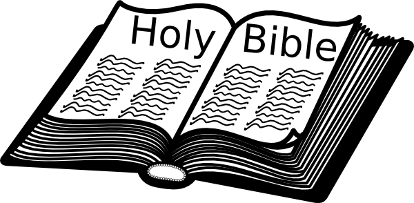 Free bible clip art black and white new clipart image 3