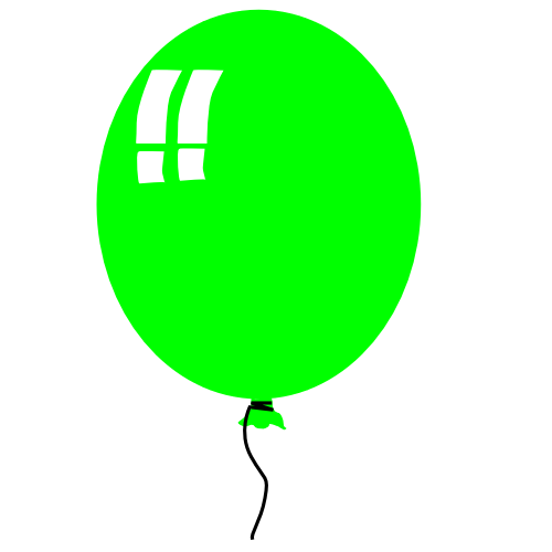Free birthday balloon clip art free clipart images 8