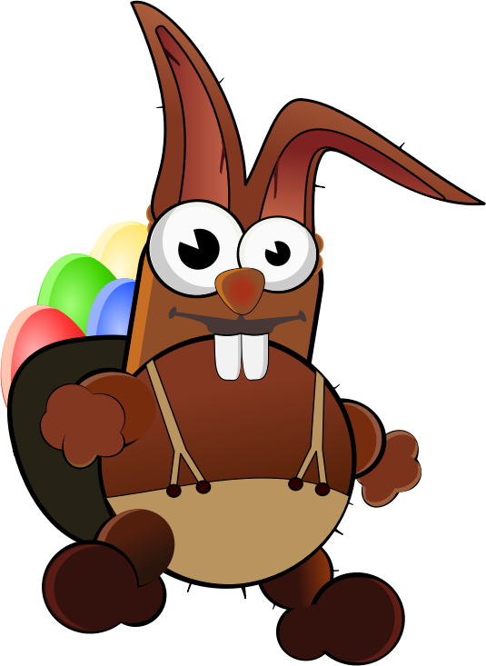 Free chocolate bunny clipart 1 page of free to use images