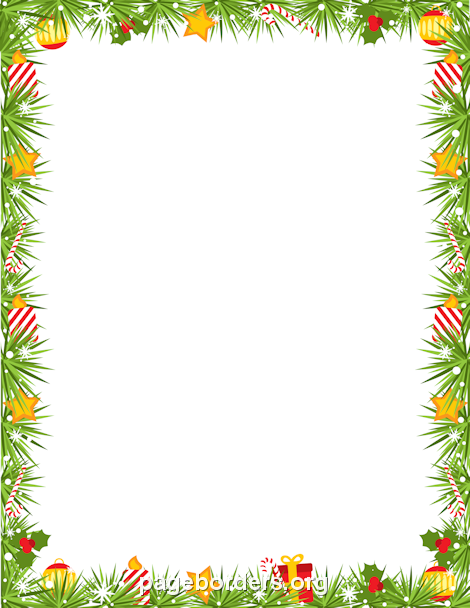 Free christmas borders clip art page borders and vector graphics