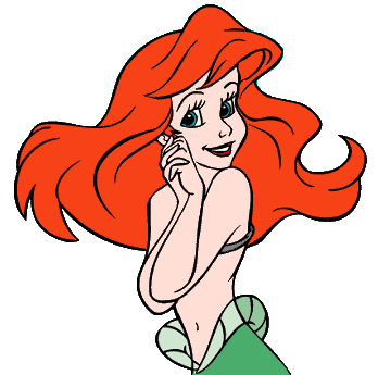 Free litle mermaid and ariel disney clipart and disney animated