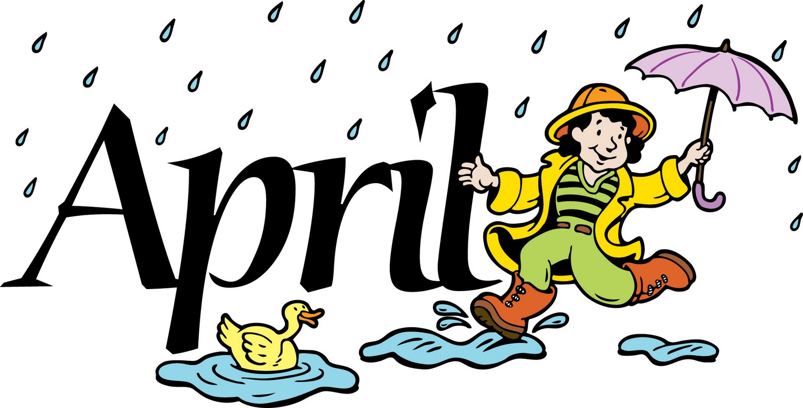 Free month of april clip art clipart image
