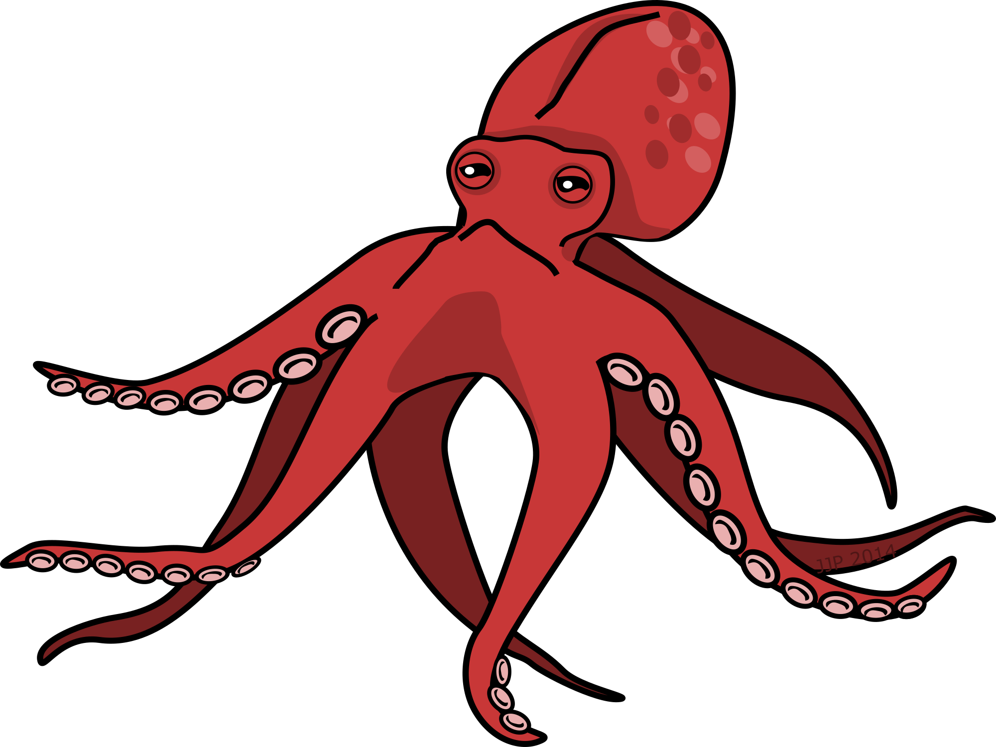 Free octopus clip art 2 clipartset