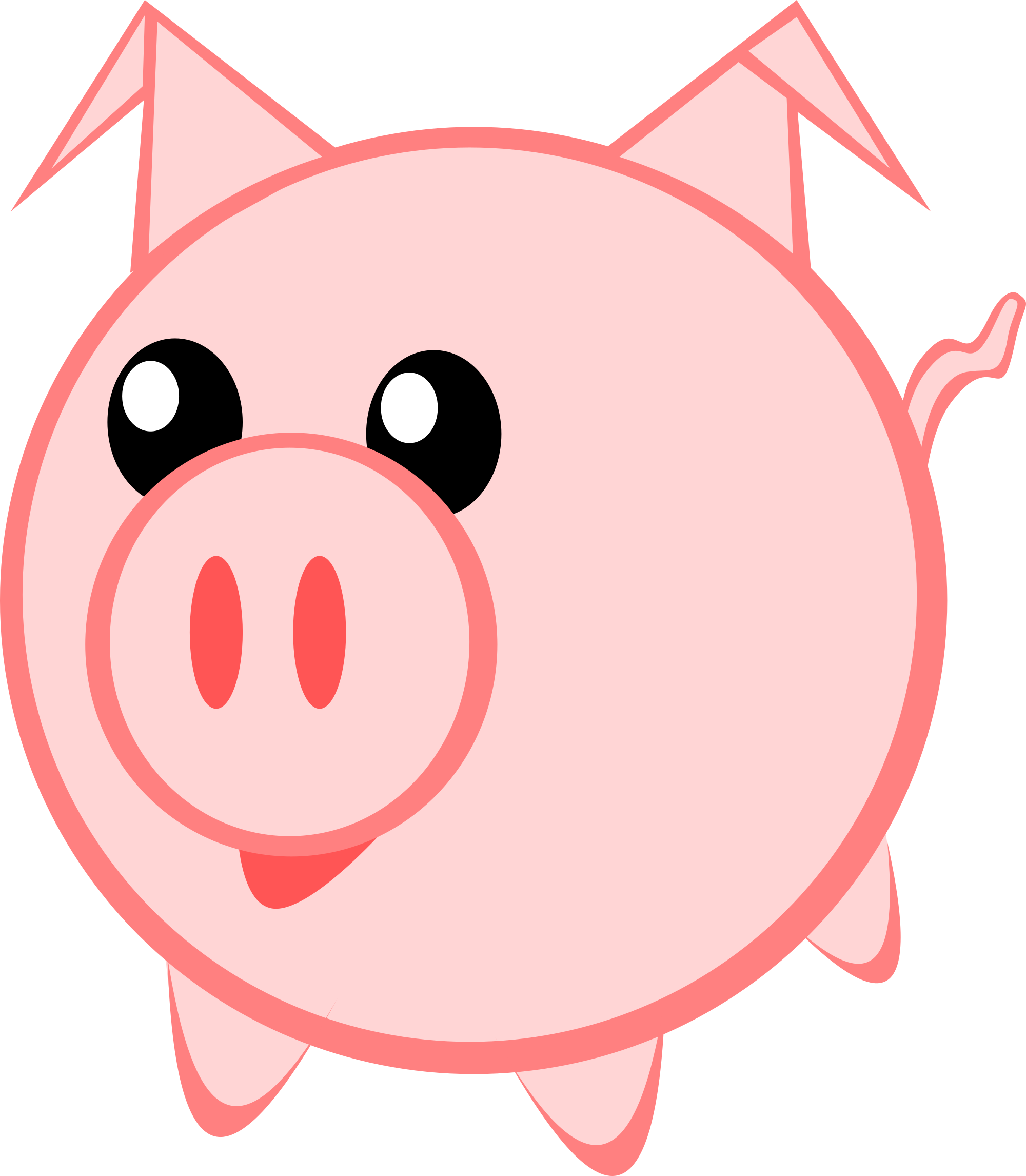 Free pigs clipart and vector images