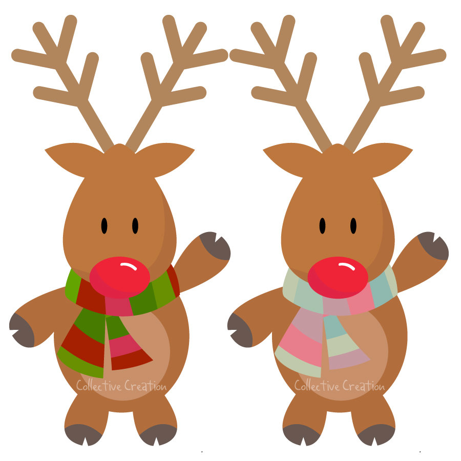 Free reindeer clip art image cartoon reindeer image