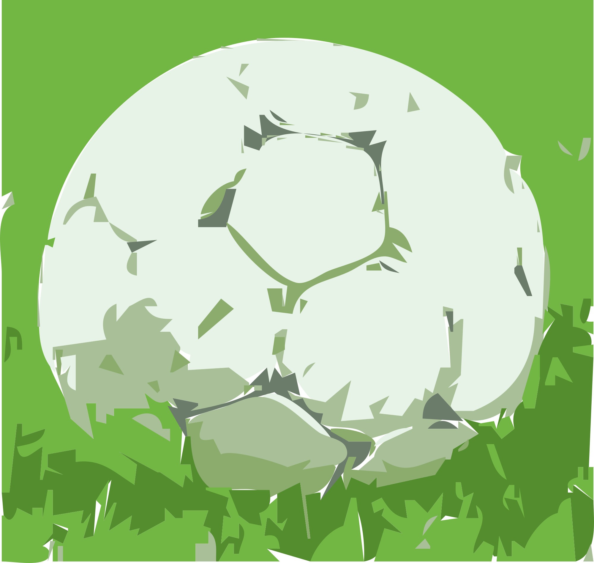 Free soccer ball on grass clipart clipart and vector image