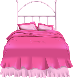 Girl bed clipart clipart kid