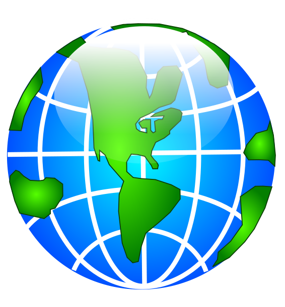 Globe earth on planet earth clip art and earth day clipartwiz 2