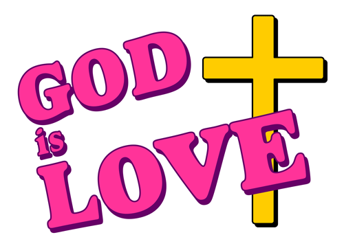 God is love clip art