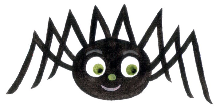 Hanging spider clipart free clipart images 2 clipartix