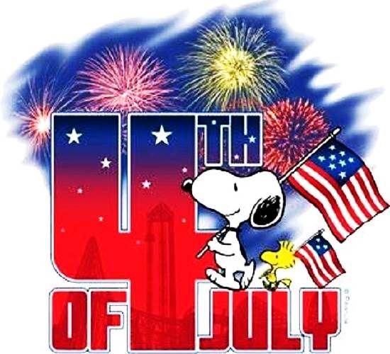 Happy 4th of july snoopy snoopy 4th of july clip art free