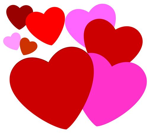 Heart valentine clip art library vector clipart