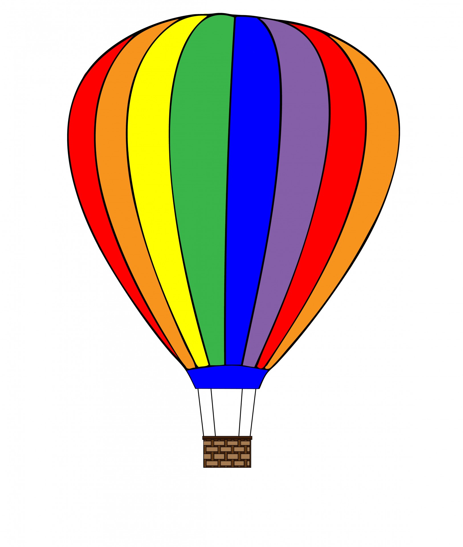 Hot air balloon clipart free stock photo public domain pictures