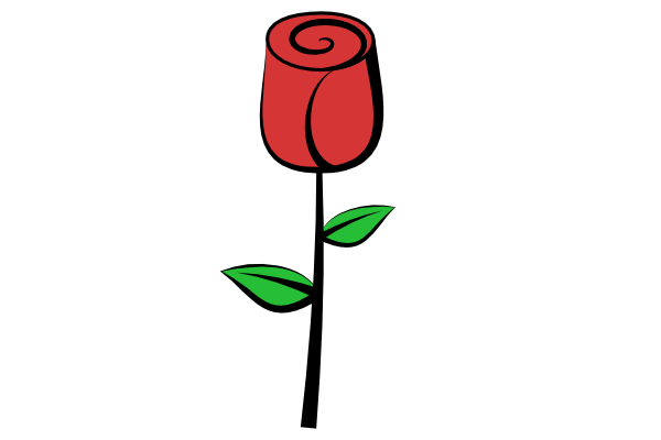 How to draw a rose in inkscape goinkscape clipart