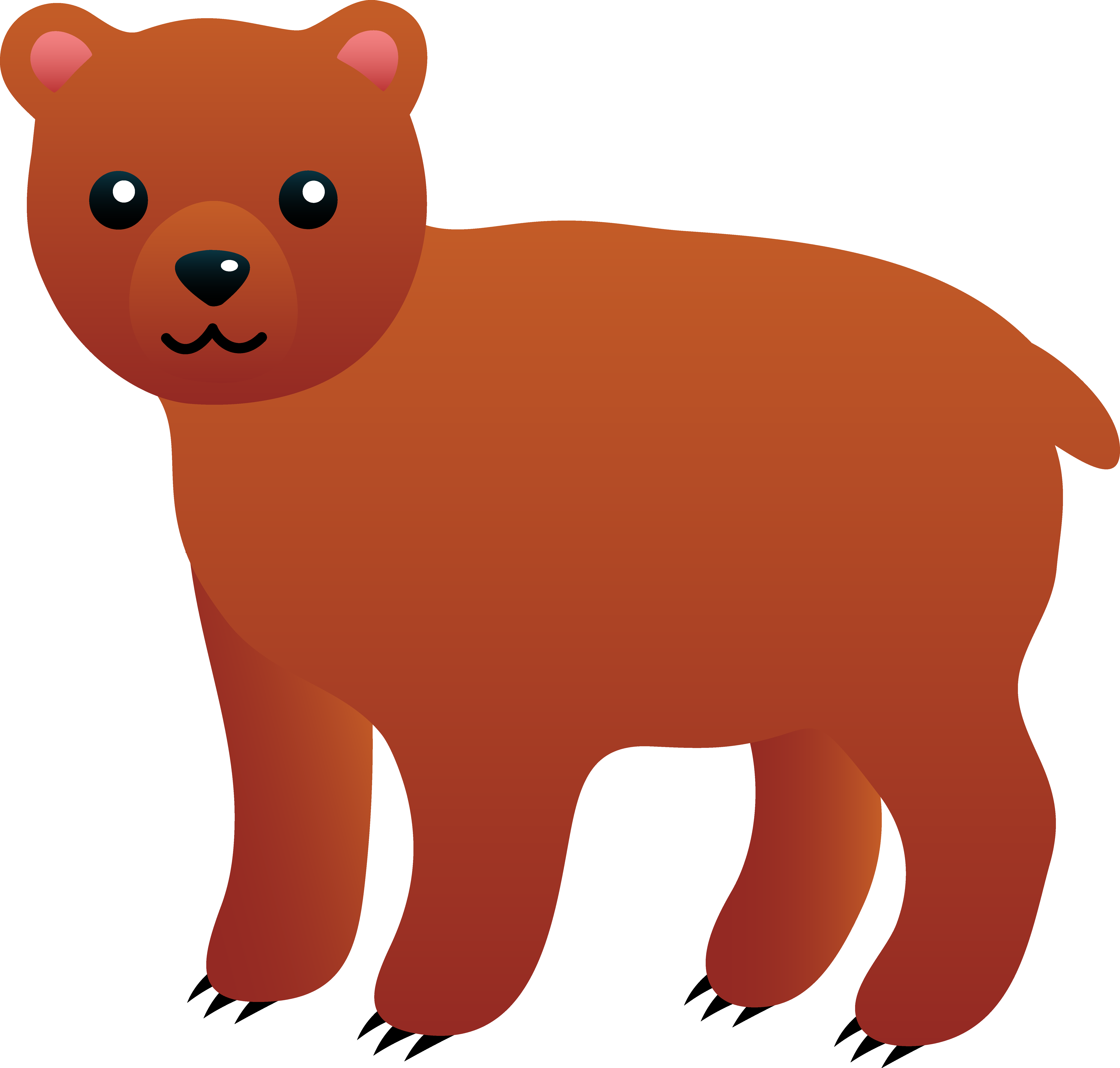 Image of bears clipart 0 cute brown bear free clip art