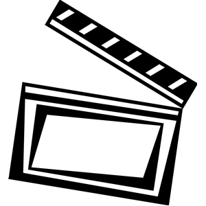 Image of clapboard clipart 7 movie flap clip art vector movie