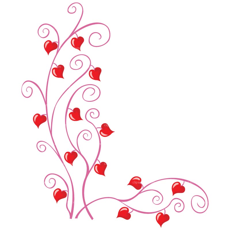 Image of love clipart 7 clipart love branches free vector