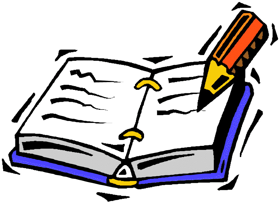 Image of writing journal clipart hand writing clip art
