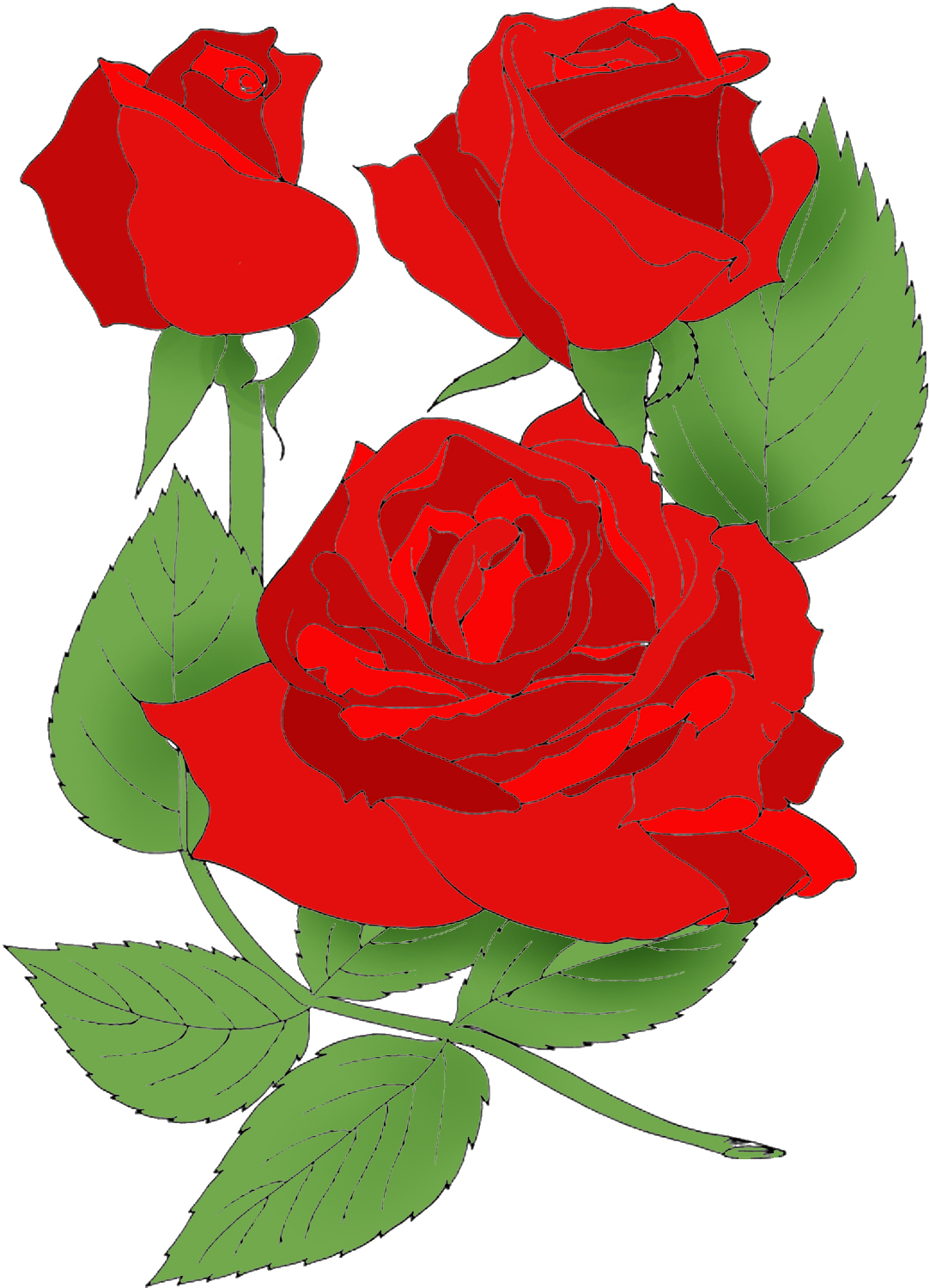 June rose month clipart