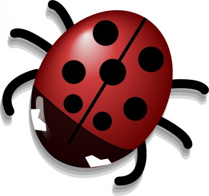 Ladybug clip art free vector in open office drawing svg svg 4