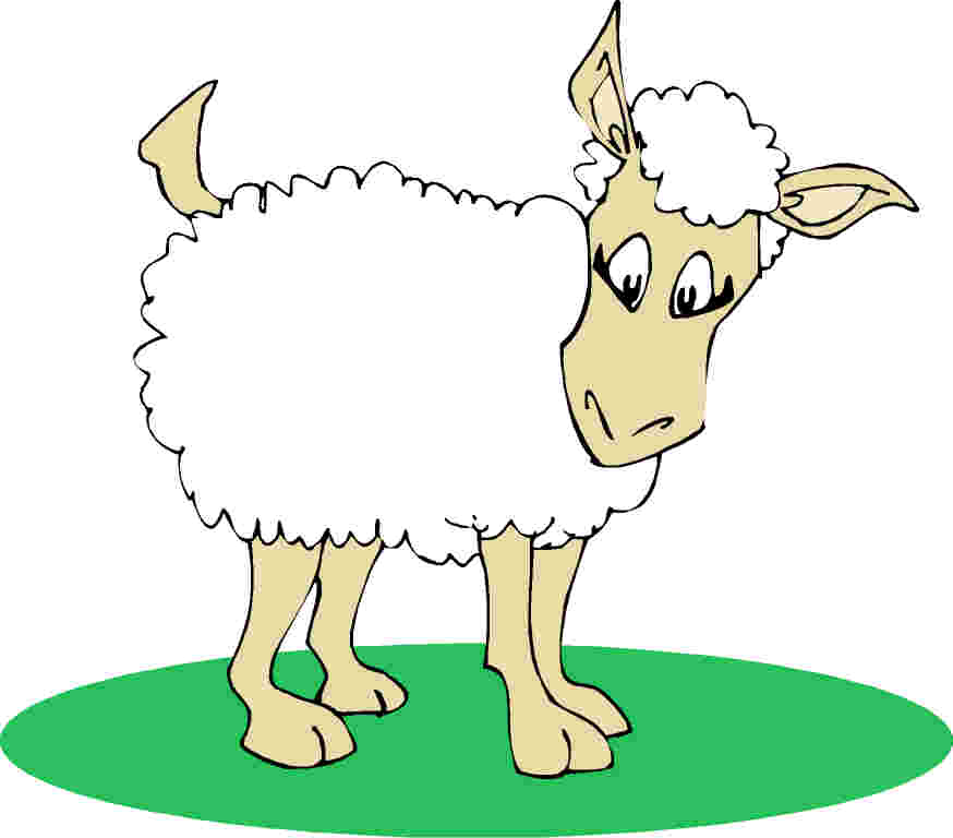 Lamb sheep clipart black and white free clipart images 2 image 2