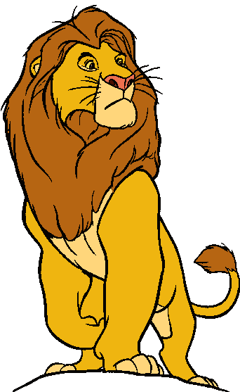 Lion clip art black and white free clipart images 2