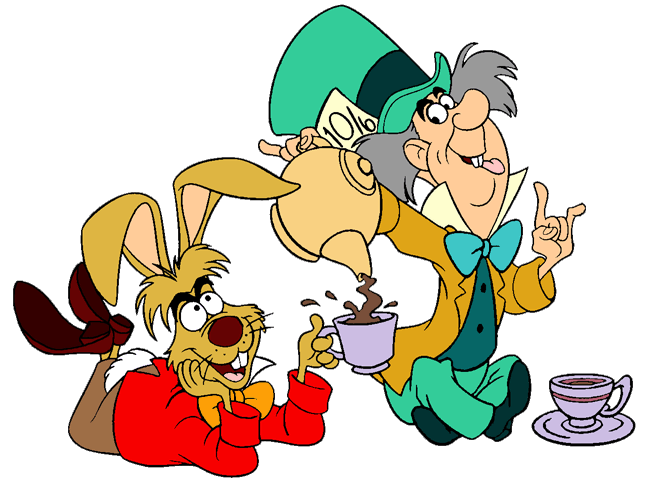 March hare and mad hatter clip art images disney clip art galore